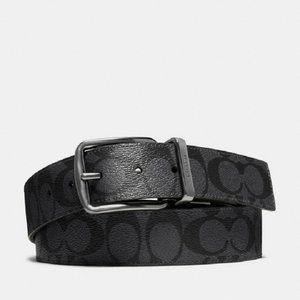$128 *NEW* COACH MEN'S WIDE HARNESS CUT-TO-…